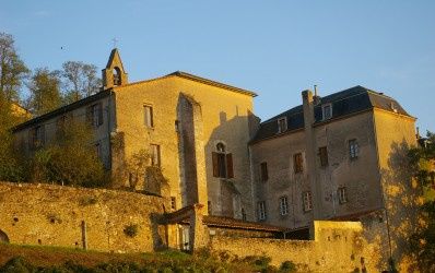 Klosteret, hvor der i dag er hotel: Hostellerie du Vieux Cordes